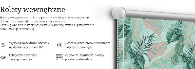 Rolgordijn verduisterend Tropische bladeren