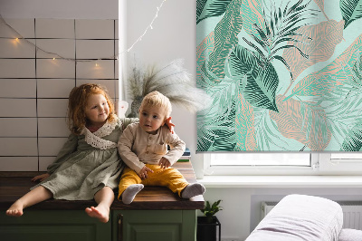 Rolgordijn verduisterend Tropische bladeren