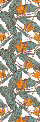 Rolgordijn voor het raam Groene bladeren