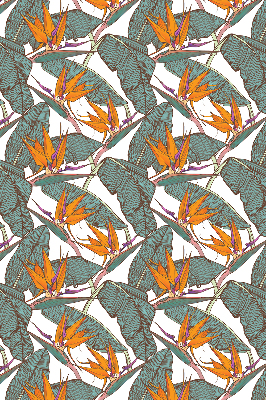 Rolgordijn voor het raam Groene bladeren