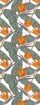 Rolgordijn voor het raam Groene bladeren