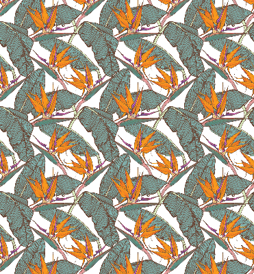 Rolgordijn voor het raam Groene bladeren