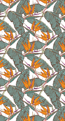 Rolgordijn voor het raam Groene bladeren