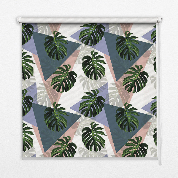 Rolgordijn verduisterend De bladeren van de plant