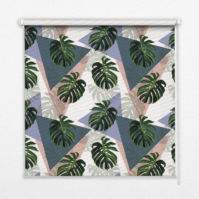 Rolgordijn verduisterend De bladeren van de plant