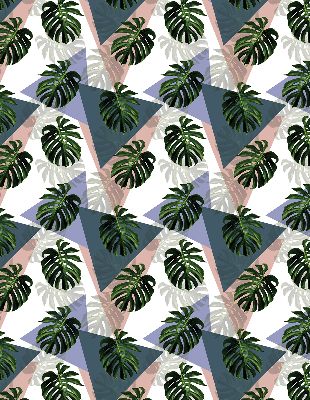 Rolgordijn verduisterend De bladeren van de plant