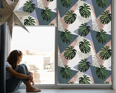 Rolgordijn verduisterend De bladeren van de plant