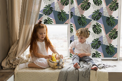 Rolgordijn verduisterend De bladeren van de plant