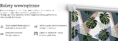 Rolgordijn verduisterend De bladeren van de plant