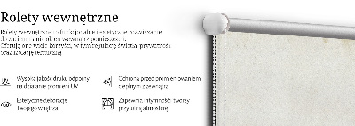 Rolgordijn voor het raam Flamingo's bij de bladeren