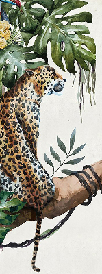 Rolgordijn verduisterend Cheeta's op een tak