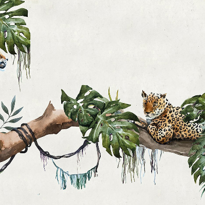 Rolgordijn verduisterend Cheeta's op een tak