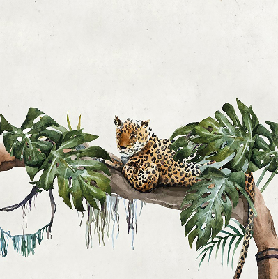 Rolgordijn verduisterend Cheeta's op een tak