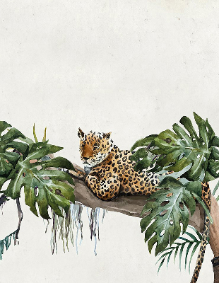 Rolgordijn verduisterend Cheeta's op een tak