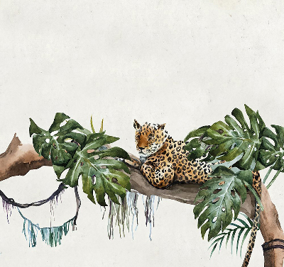 Rolgordijn verduisterend Cheeta's op een tak