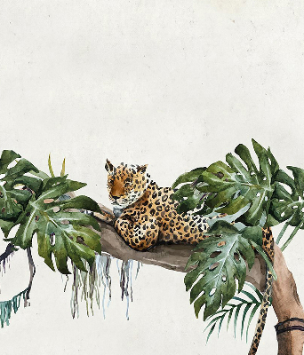 Rolgordijn verduisterend Cheeta's op een tak