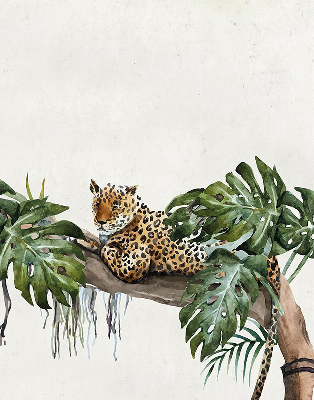 Rolgordijn verduisterend Cheeta's op een tak