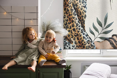 Rolgordijn verduisterend Cheeta's op een tak