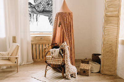 Rolgordijn voor het raam Getekende cheeta's op een tak