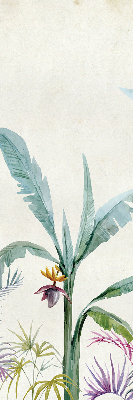 Rolgordijn voor het raam Exotische natuur