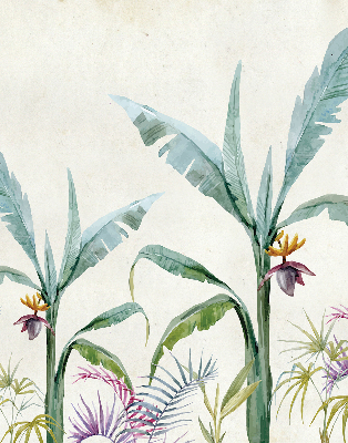 Rolgordijn voor het raam Exotische natuur