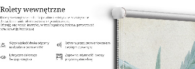 Rolgordijn voor het raam Exotische natuur