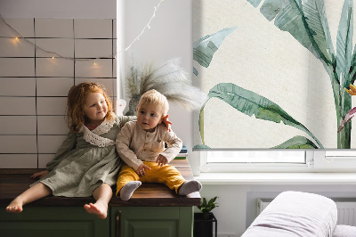 Rolgordijn voor het raam Exotische natuur