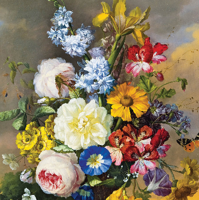 Rolgordijn verduisterend Een boeket bloemen