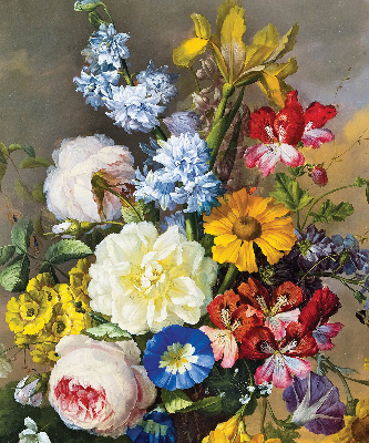 Rolgordijn verduisterend Een boeket bloemen