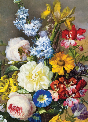 Rolgordijn verduisterend Een boeket bloemen