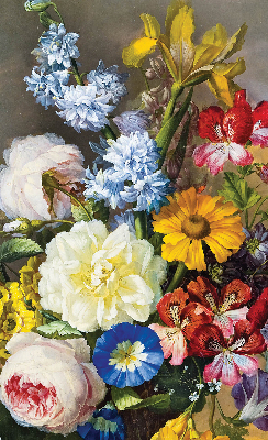 Rolgordijn verduisterend Een boeket bloemen