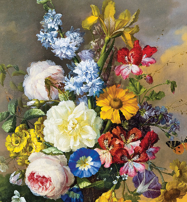 Rolgordijn verduisterend Een boeket bloemen