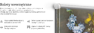 Rolgordijn verduisterend Een boeket bloemen