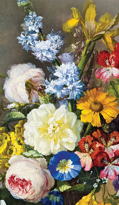 Rolgordijn verduisterend Een boeket bloemen