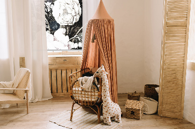 Rolgordijn voor het raam Een boeket bloemen