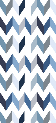 Rolgordijn voor het raam Blauwe visgraat