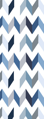 Rolgordijn voor het raam Blauwe visgraat