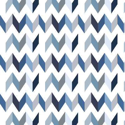 Rolgordijn voor het raam Blauwe visgraat