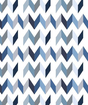 Rolgordijn voor het raam Blauwe visgraat