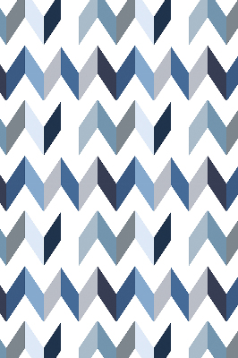 Rolgordijn voor het raam Blauwe visgraat