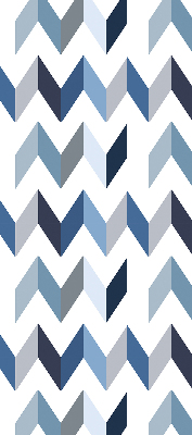 Rolgordijn voor het raam Blauwe visgraat