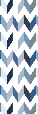 Rolgordijn voor het raam Blauwe visgraat