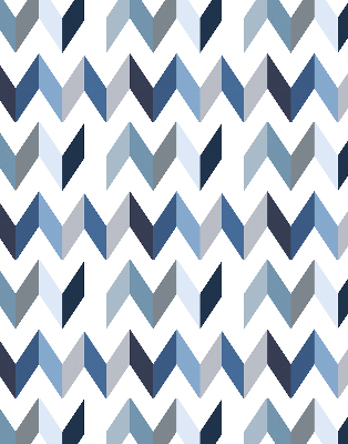 Rolgordijn voor het raam Blauwe visgraat