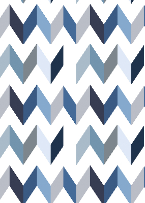 Rolgordijn voor het raam Blauwe visgraat