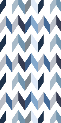 Rolgordijn voor het raam Blauwe visgraat