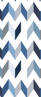 Rolgordijn voor het raam Blauwe visgraat