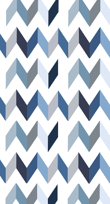 Rolgordijn voor het raam Blauwe visgraat