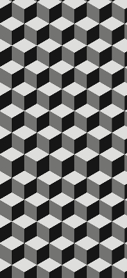 Rolgordijn verduisterend 3D-kubussen