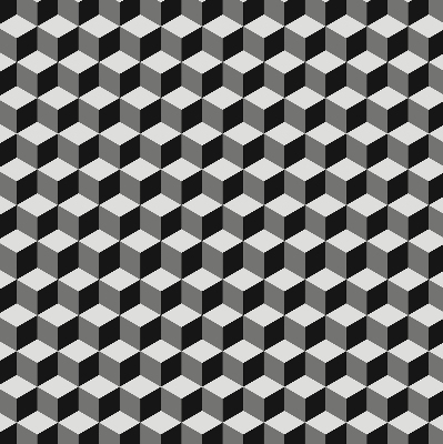 Rolgordijn verduisterend 3D-kubussen