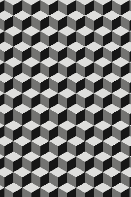 Rolgordijn verduisterend 3D-kubussen